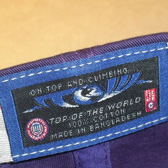 Lsu Tigers Mens Adult Top of the World Purple Strapback hat Dad hat New Ncaa - Picture 3 of 4